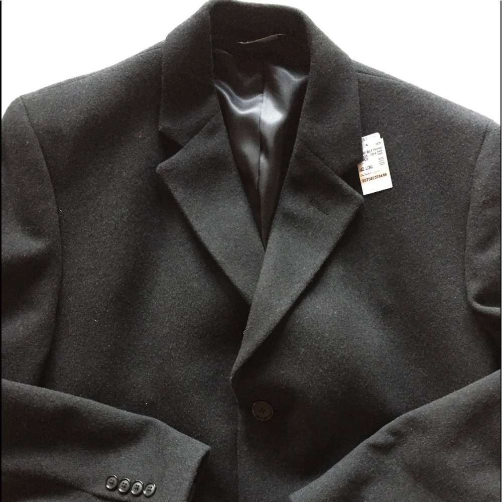 Executive Collection Men’s long wool coat